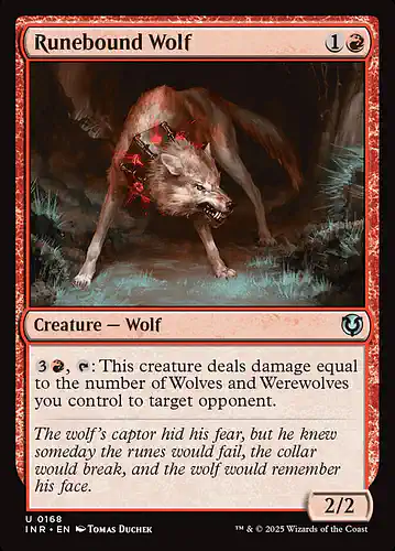 Runebound Wolf - inr Spoiler