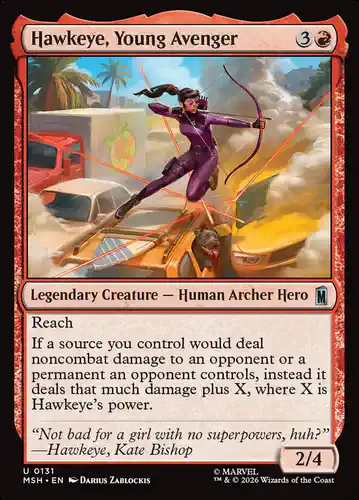 Hawkeye, Young Avenger - msh Spoiler