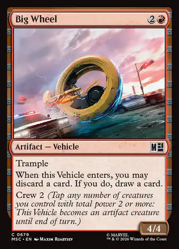 Big Wheel - msc Spoiler