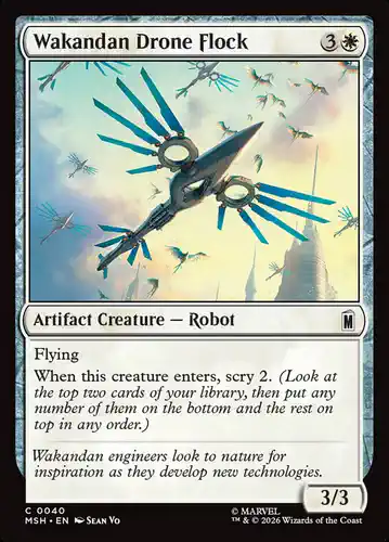 Wakandan Drone Flock - msh Spoiler