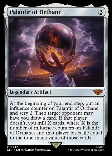 Palantír of Orthanc - ltr Spoiler