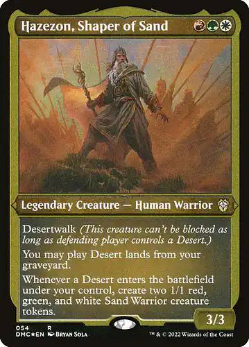 Hazezon, Shaper of Sand - dmc Spoiler
