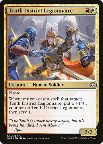 Tenth District Legionnaire - war Spoiler