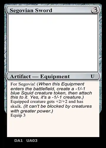 Segovian Sword - unk Spoiler