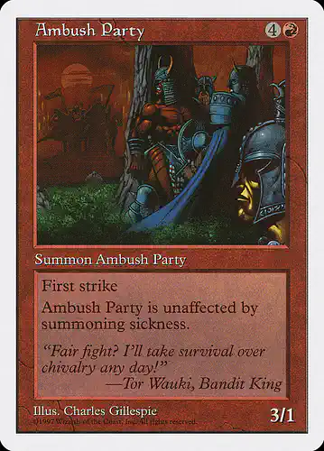 Ambush Party - 5ed Spoiler