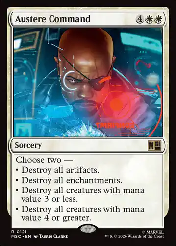 Austere Command - msc Spoiler