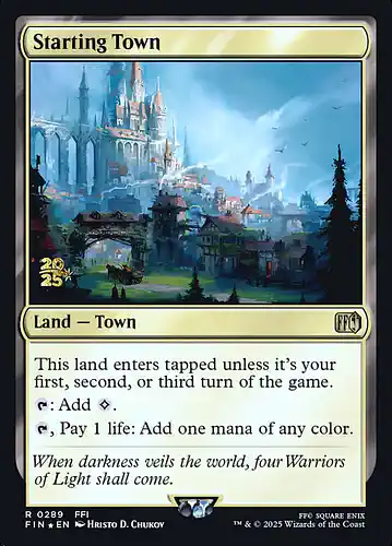 Starting Town - fin Spoiler