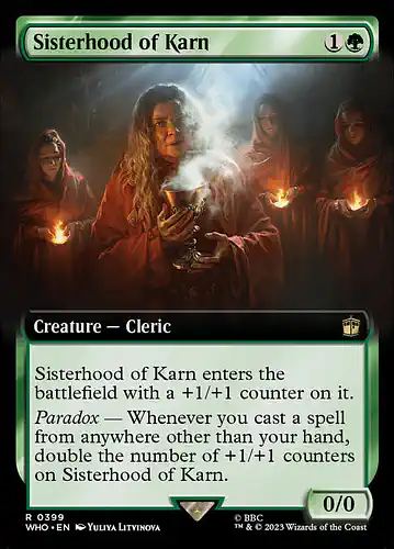 Sisterhood of Karn - who Spoiler