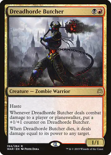 Dreadhorde Butcher - war Spoiler