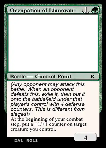 Occupation of Llanowar - unk Spoiler