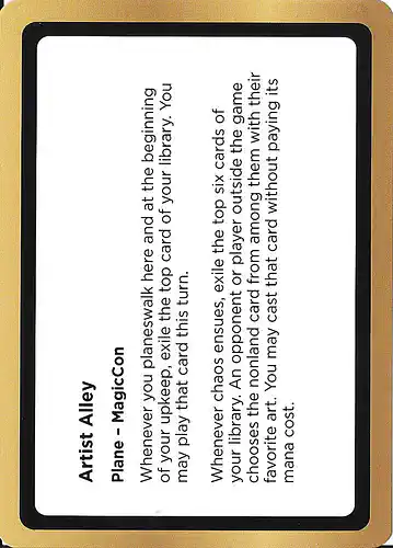 Artist Alley - unk Spoiler