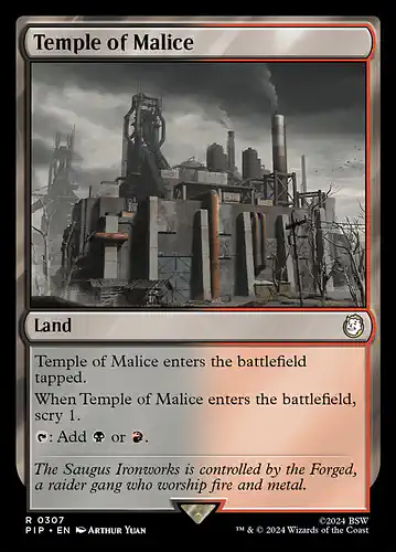 Temple of Malice - pip Spoiler