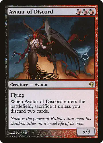 Avatar of Discord - arc Spoiler