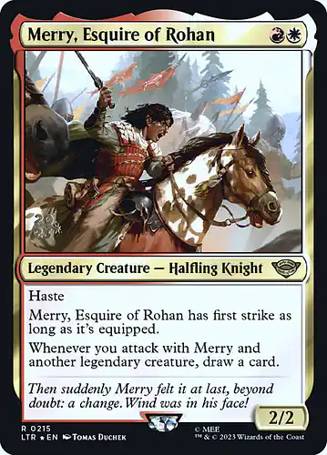Merry, Esquire of Rohan - ltr Spoiler