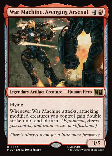 War Machine, Avenging Arsenal - msc Spoiler