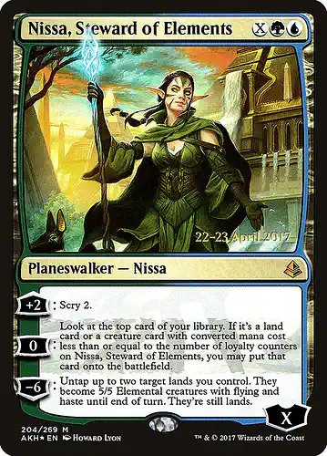 Nissa, Steward of Elements - akh Spoiler