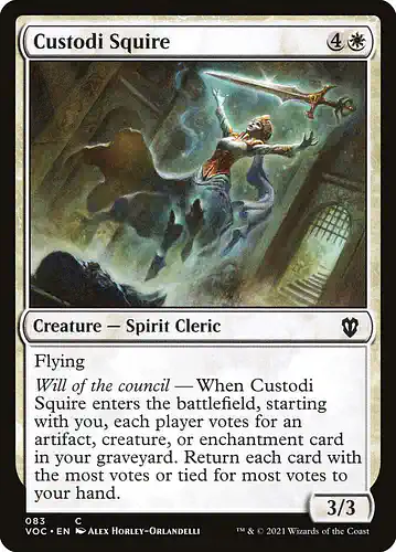 Custodi Squire - voc Spoiler