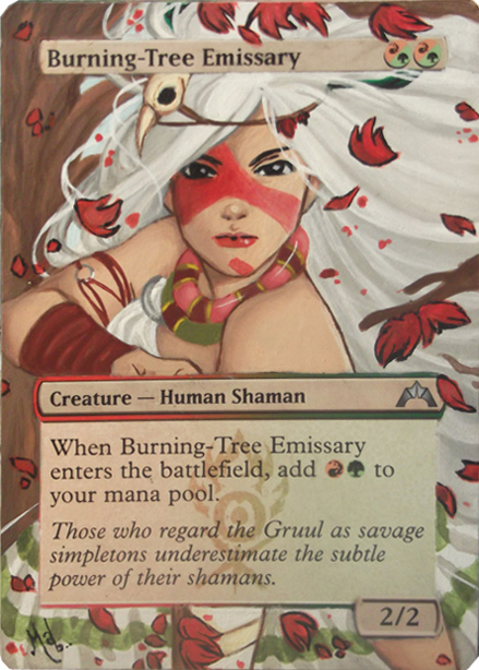 burning-tree emissary altered