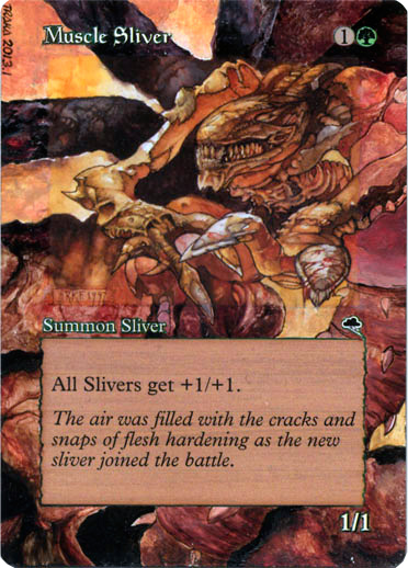 muscle sliver altered